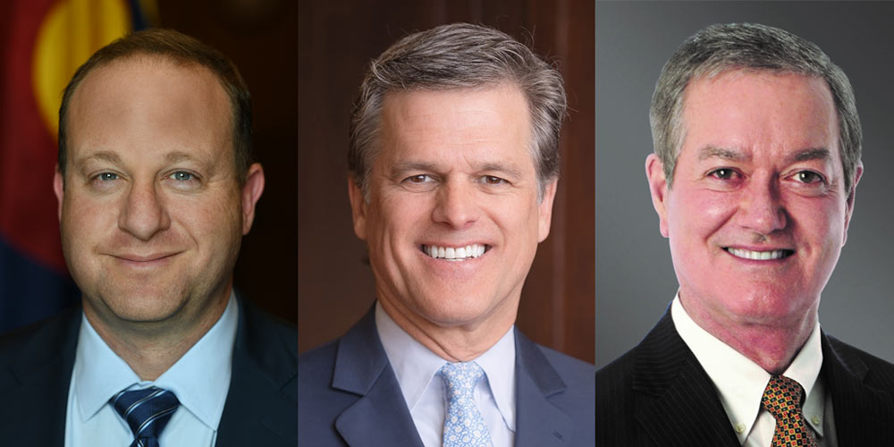 Governor Jared Polis, Tim Shriver, & Governor Owens